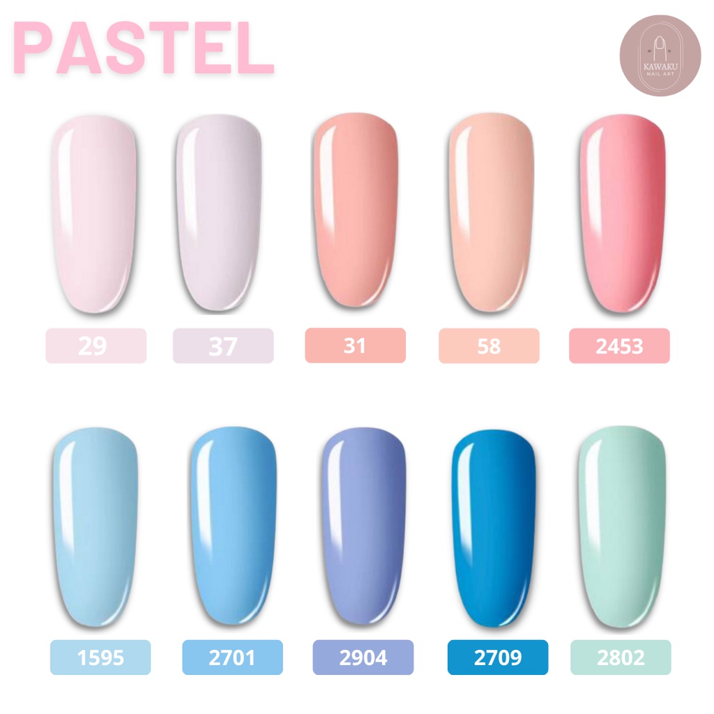 Rosalind Kutek Gel Polish UV LED Pastel Color Series