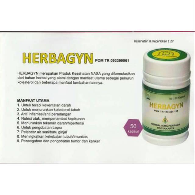 

Herbagyn Nasa Penurun Kolestrol