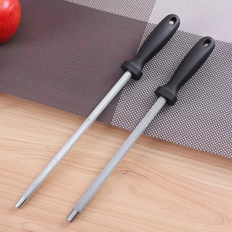 Asahan Pisau Stick Stainless Steel Dapur Knife Sharpener Stick Gagang Pengasahan Stainless Steel TERLARIS TERMURAH