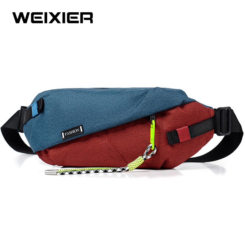 WEIXIER Y9573 Tas Selempang Pria Waistbag Anti Air WK-SBY