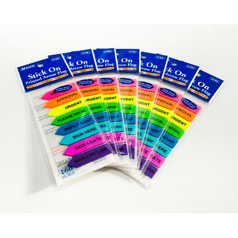

Stick On Printes Arrow Flag BAZIC 5156