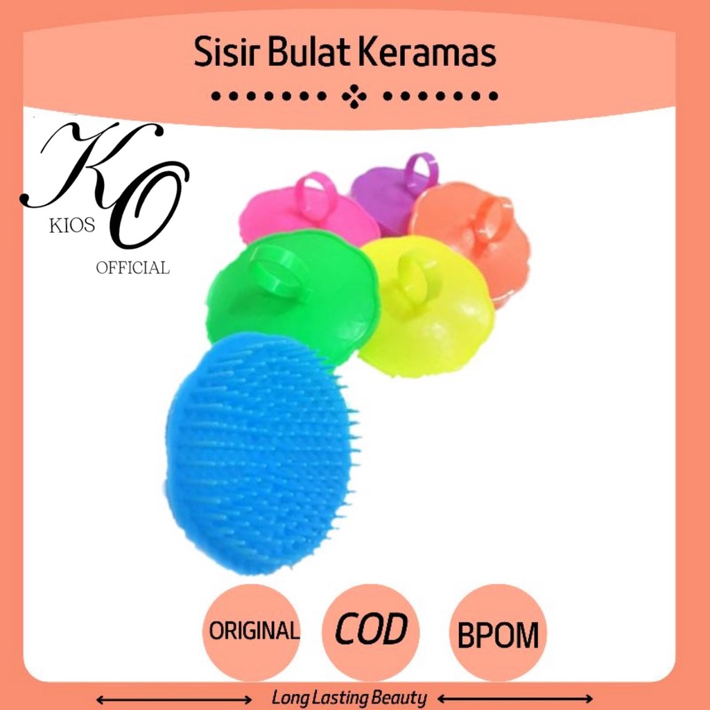 Sisir Bulat Keramas / Sisir Ketombe