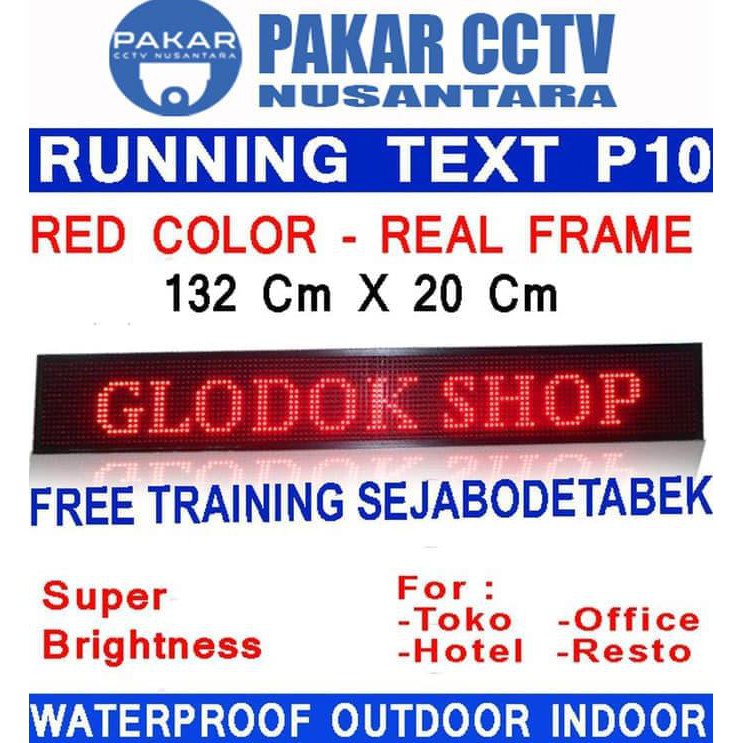 Barang Berkualits Running Text Modul Merah / Led / Modul Merah Running Text Promo