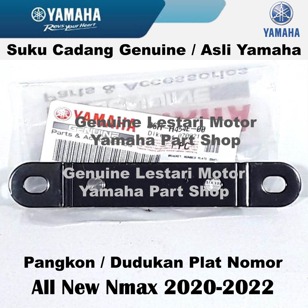 Dudukan Pangkon Plat Nomor Depan All New Nmax N Max 2020 2021 2022 Asli Original Yamaha Surabaya