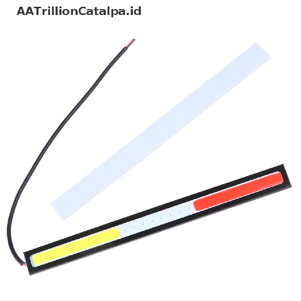 Aatrillioncatalpa 1Pc Lampu LED COB 17cm 12V Tahan Air Untuk Drlfog Lamp Mobil