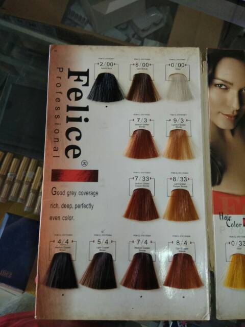 Felice hair color