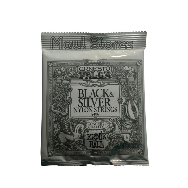 Senar Gitar Klasik Ernie Ball Ernesto Palla 2403 Clear Nylon black Nylon