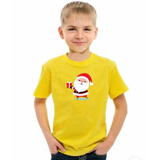 KAOS ANAK SANTA CLAUS / KAOS NATAL ANAK/ KATUN 24S