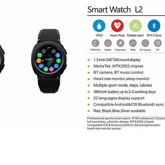 smartwatch microwear l2