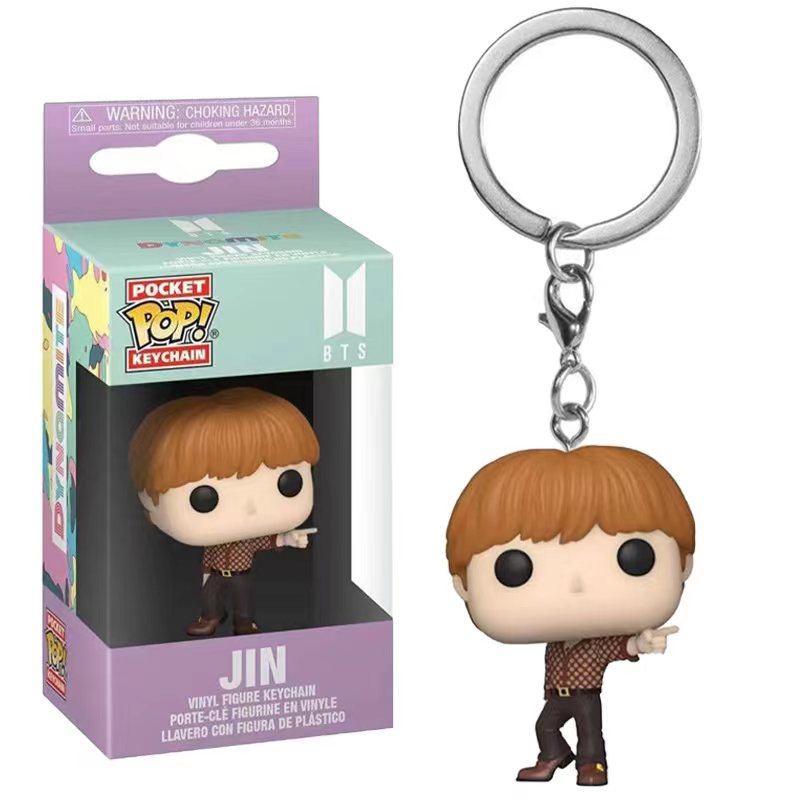 Funko POP BT21 2022 Gantungan Kunci Boneka Action Figure RM JIMIN J-HOPE BTS Bahan PVC Untuk Koleksi