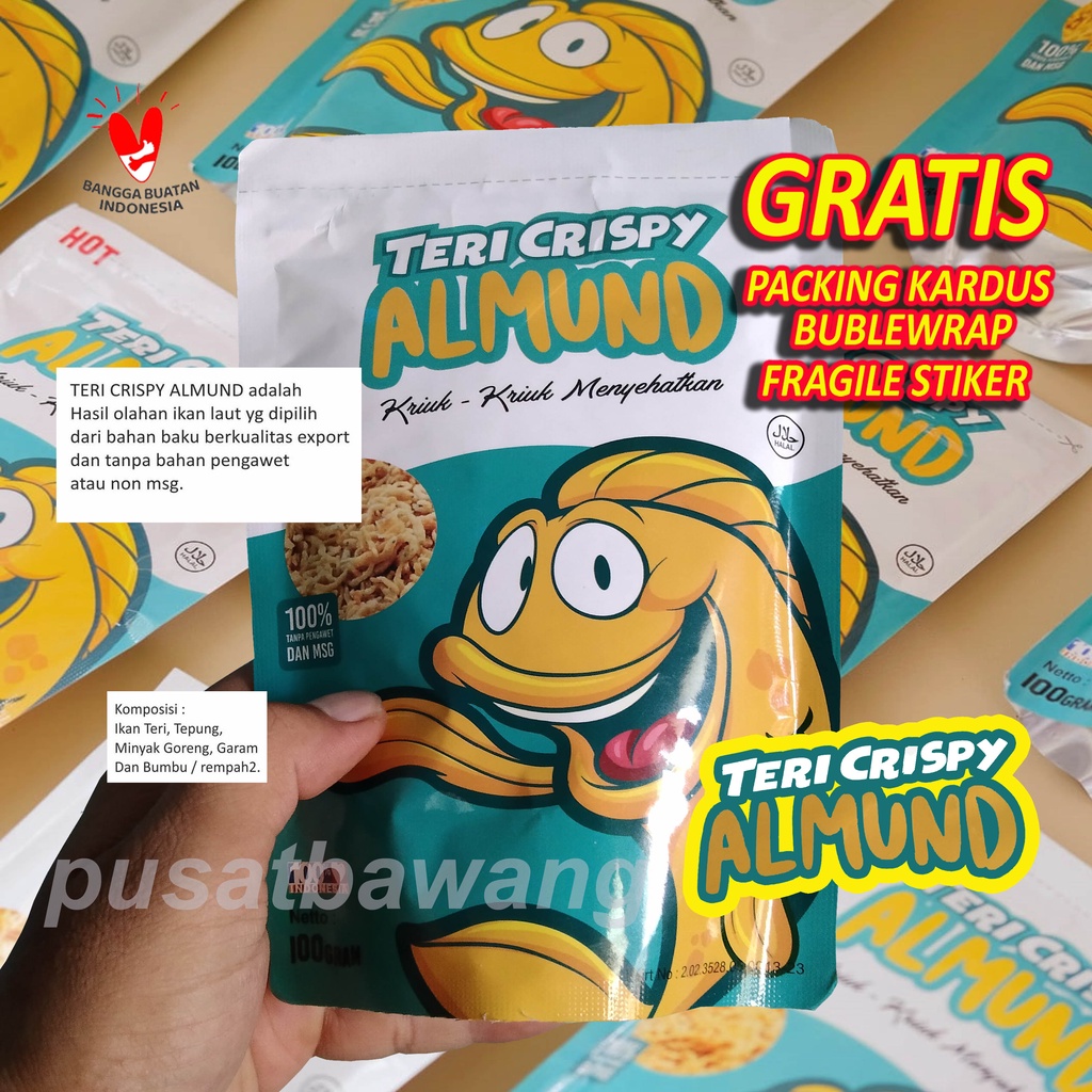 

ikan teri crispy original mpasi