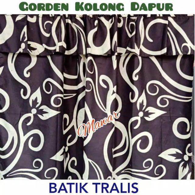 Tey-17 Batik Wanita Asj Sa Hrb026 Kenongo Kemeja Tosca Pendek