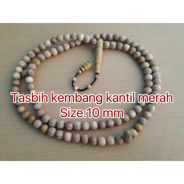 Tasbih Kembang Kantil Merah 10 Mm