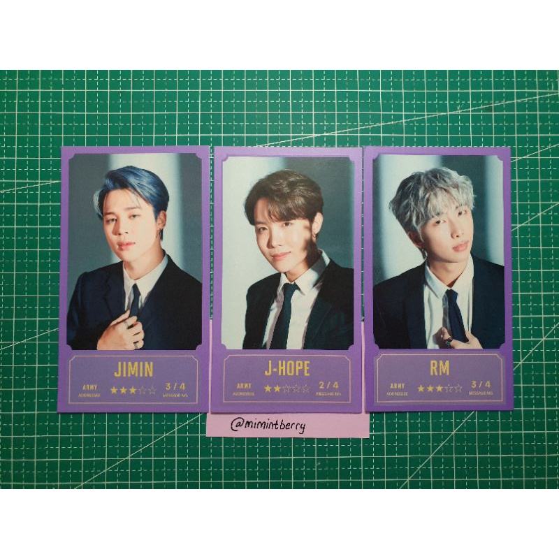 BANG BANG CON OFFICIAL MESSAGE PHOTO NAMJOON JHOPE JIMIN