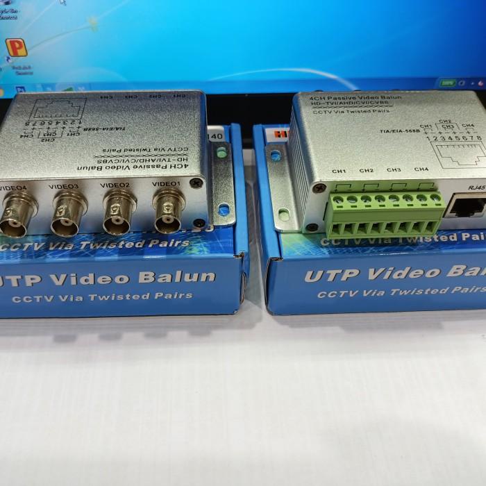 Video Balun 4Ch Passive Cctv