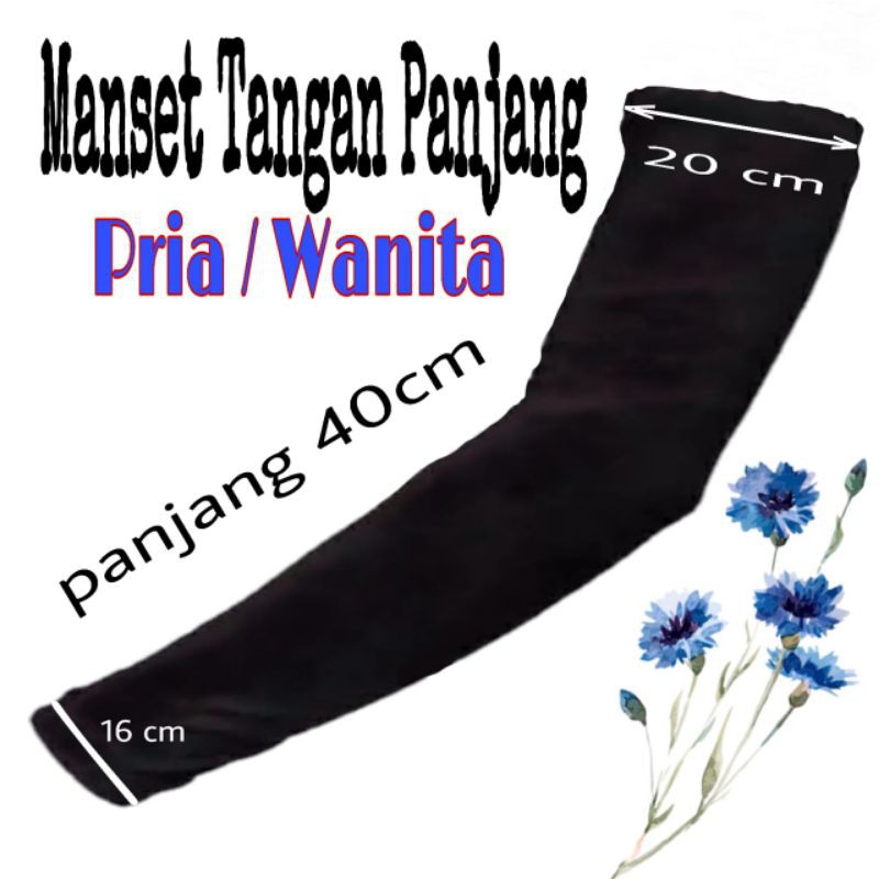 Manset Tangan Panjang Premium  Warna Basic-1