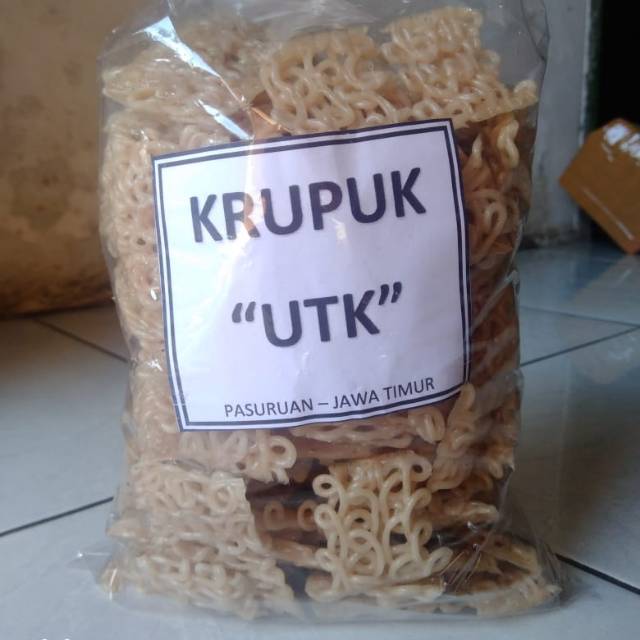 

Krupuk mentah UTK