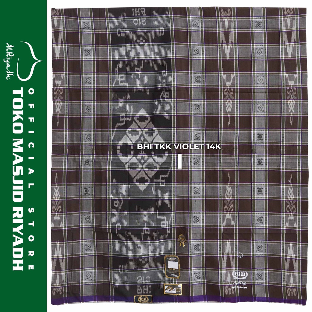 Sarung BHI Tumpal Kembang VIOLET 14K