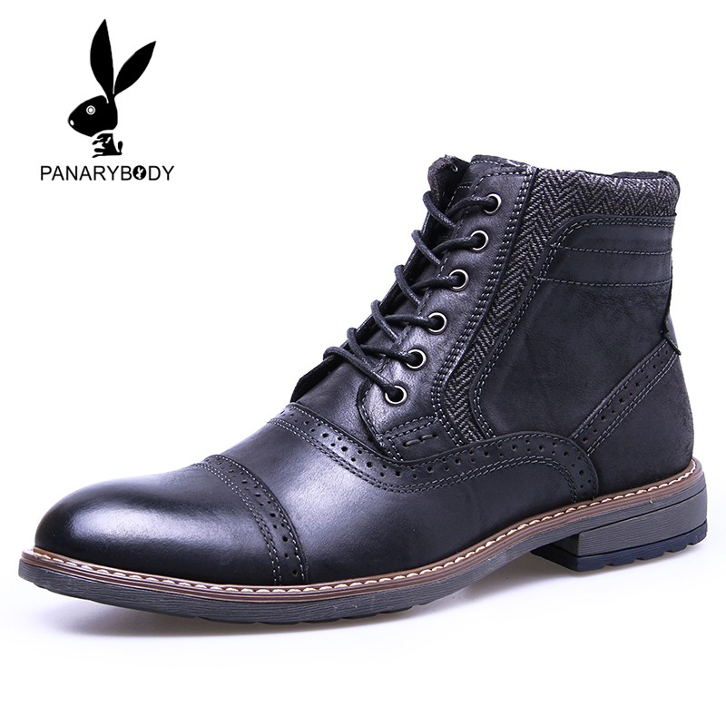 Sepatu Boots Pria Kulit Casual  Shoes  Boots Klasik