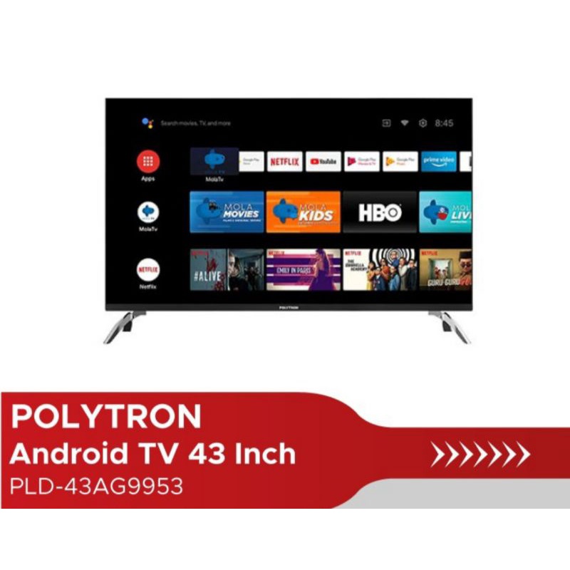 LED TV Polytron 43AG9953 FULL HD Android TV