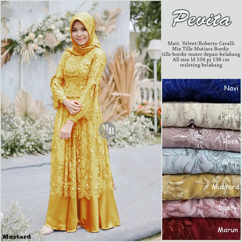 GAMIS BROKAT PEVITA