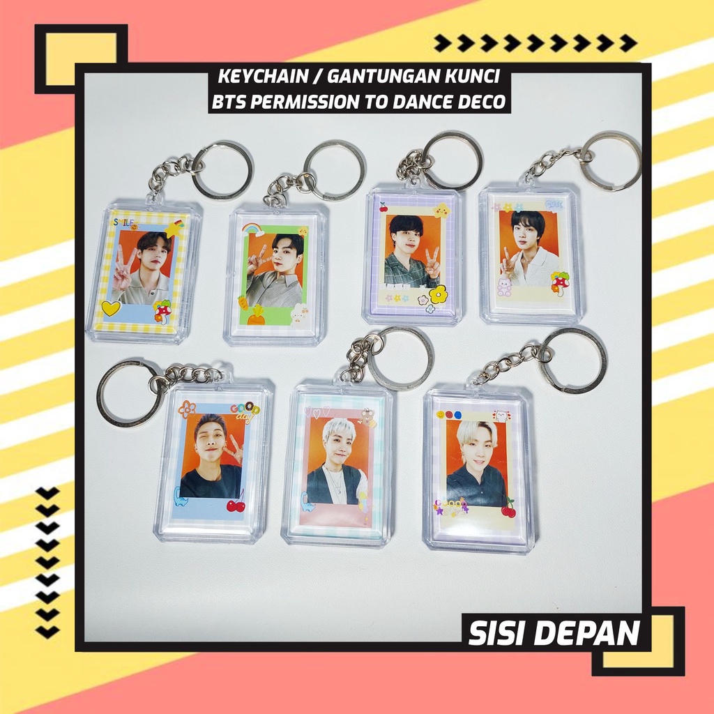 Gantungan kunci / keychain BTS Permission To dance