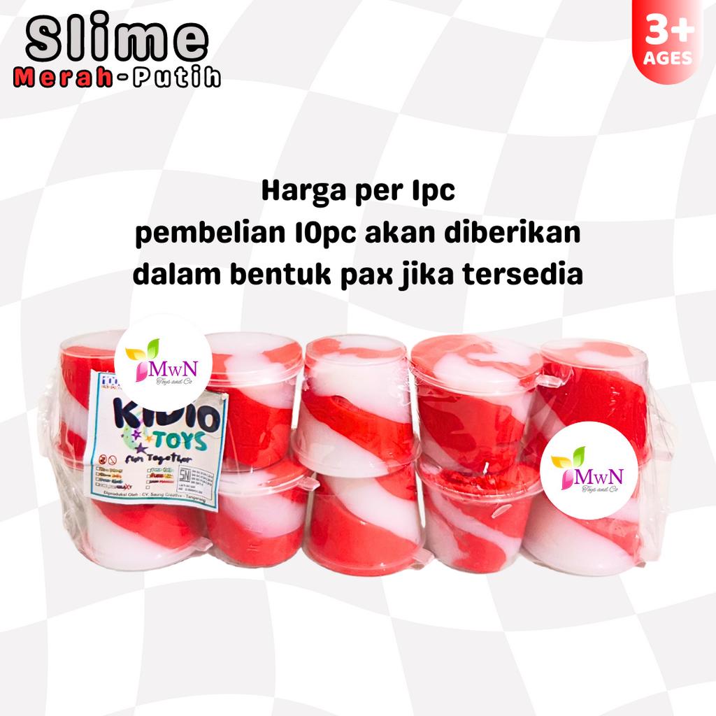 MWN Mainan Anak Slime Merah Putih (1pcs)