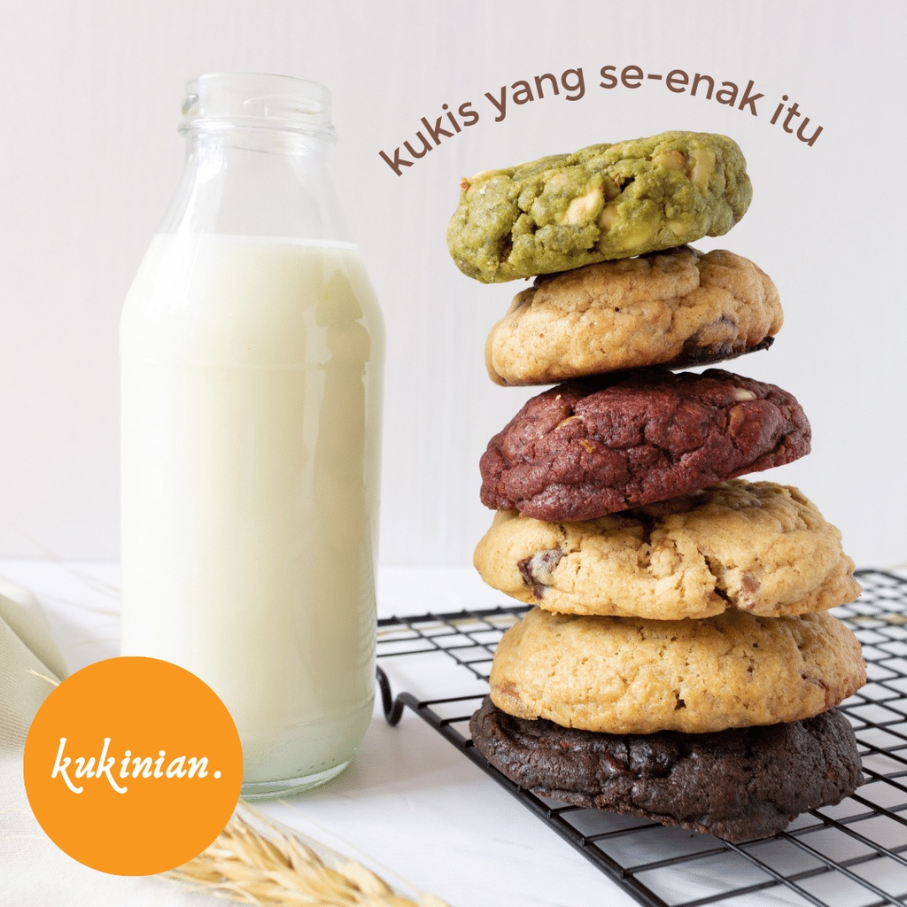 

Soft-Baked Cookies Kukinian - Box of 4 (Isi 4 pcs)