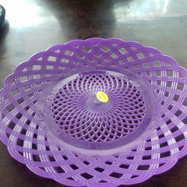 Piring Rotan / Anyam Plastik Jumbo