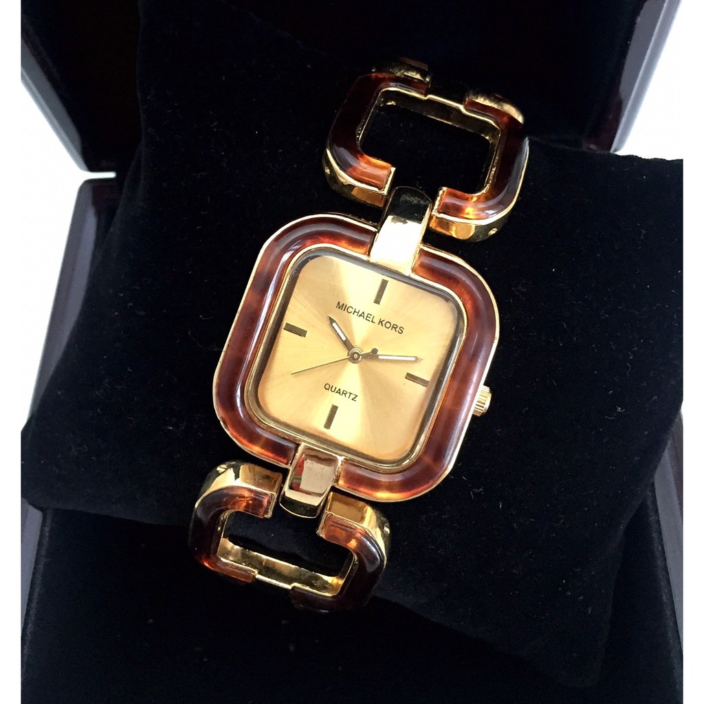 Jam Tangan Wanita Leopard Gold MK