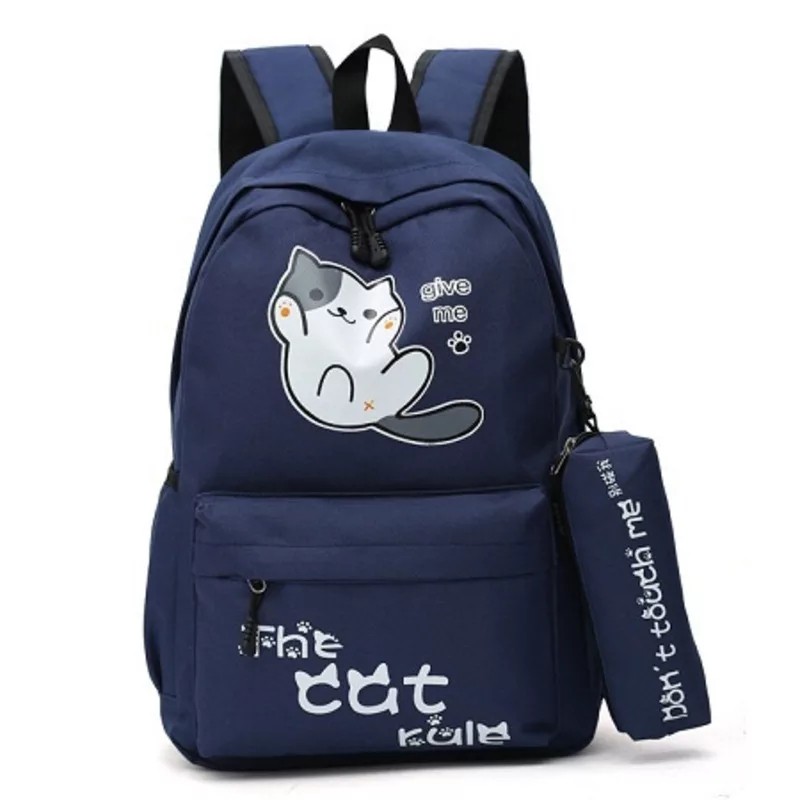 BACKPACK THE CAT RULE MURAH / TAS RANSEL ANAK KOREAN / TAS RANSEL ANAK SEKOLAH / TAS RANSEL MURAH