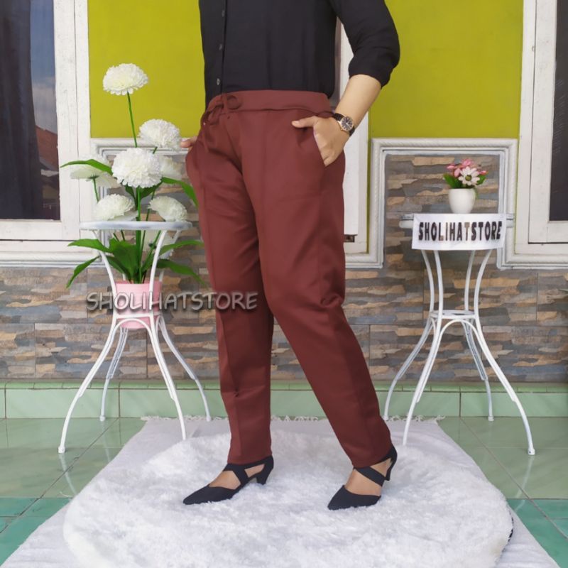 SUPER JUMBO CELANA DOTY / CELANA DOTY SCUBA JUMBO / CELANA DOTY SKUBA BIG SIZE / CELANA DOTY SUPER JUMBO / CELANA LUNA JUMBO / CELANA PANJANG WANITA SUPER JUMBO / BAGGY PANTS WANITA  / CELANA DOTY SCUBA SUPER JUMBO / BAGGY PANTS WANITA SUPER JUMBO