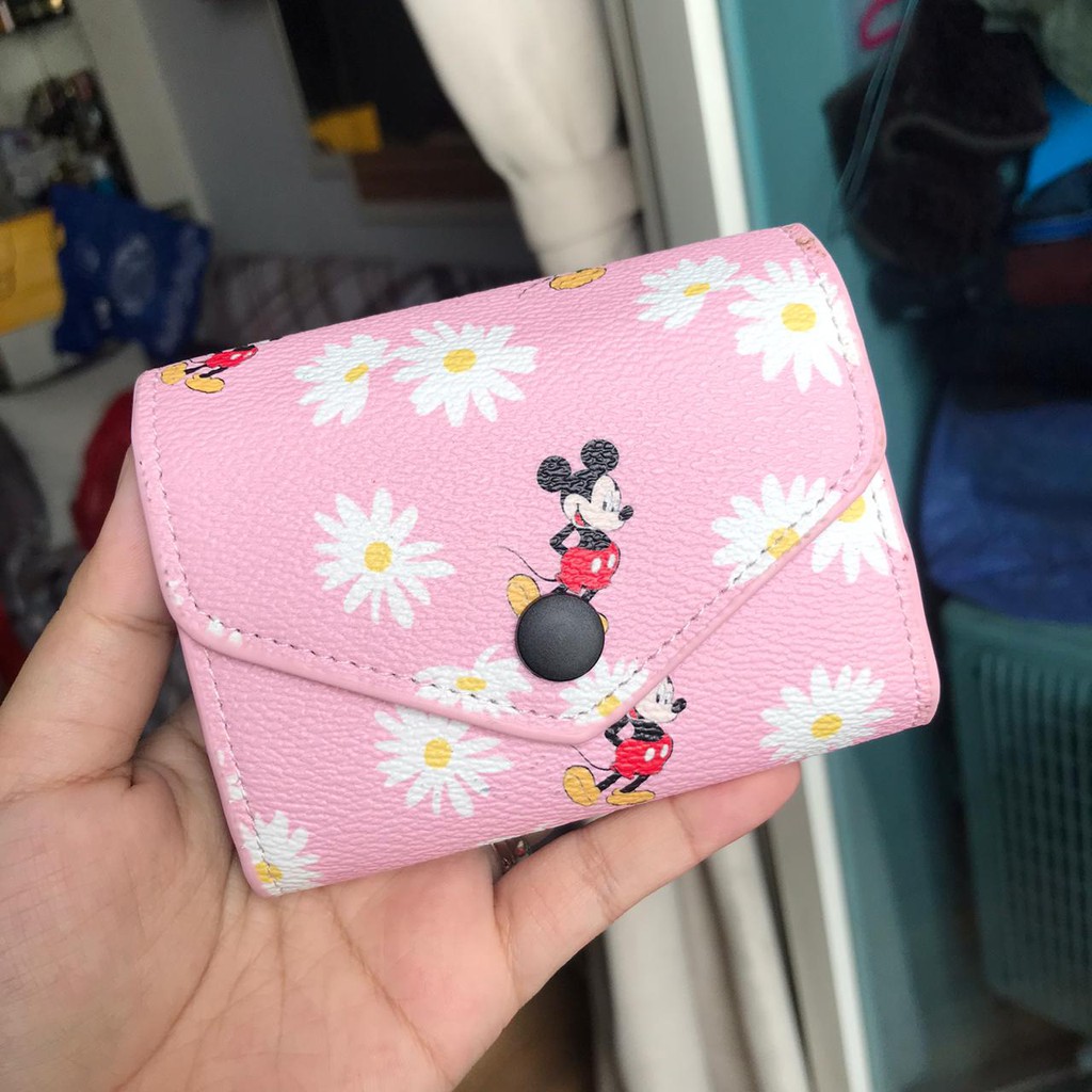 NEW MODEL DOMPET KARTU  CARD HOLDER MICKEY 6 WARNA 10,5x2x8cm