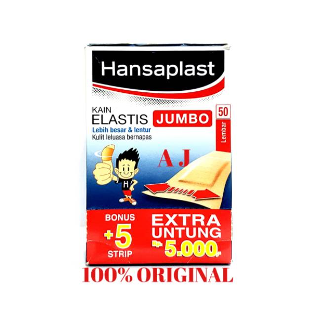 Hansaplast Kain Elastis Jumbo - Isi 50 Lembar