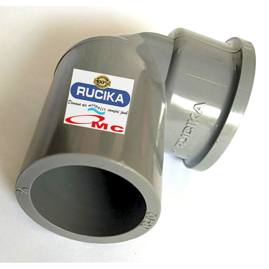 Sambungan Pipa Pralon Knee Keni Drat Dalam Faucet Elbow 3/4 RUCIKA