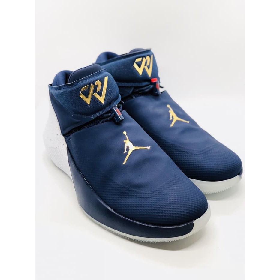 Terbaru  Nike Air Jordan Why Not Zero 1 Navy Blue White High Premium Original  Limited