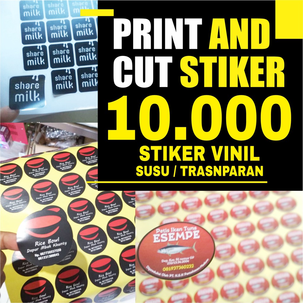 

STIKER KEMASAN PRINT N CUT VINIL SUSU/TRASNPARAN