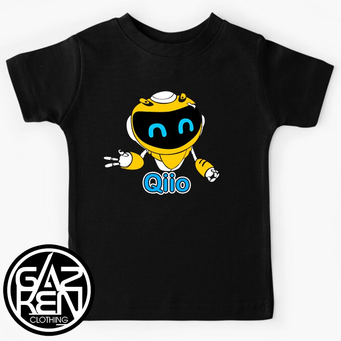 Kaos Anak Kio Qiio Teman Robot Riko The Series Umur 3 Sampai 12 Tahun Baju Bahan Cotton Combed Qio
