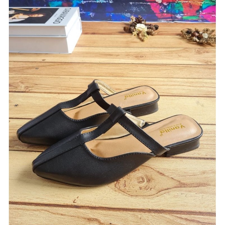 ABBUSHOES BR 07 bapau hak tahu mules virginia 3cm