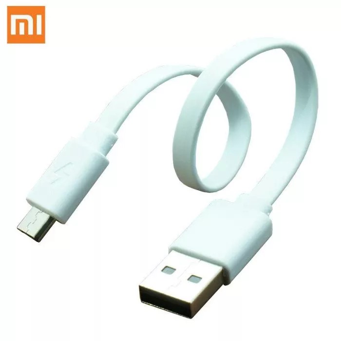 Kabel Powerbank Xiaomi Micro USB 20cm Original