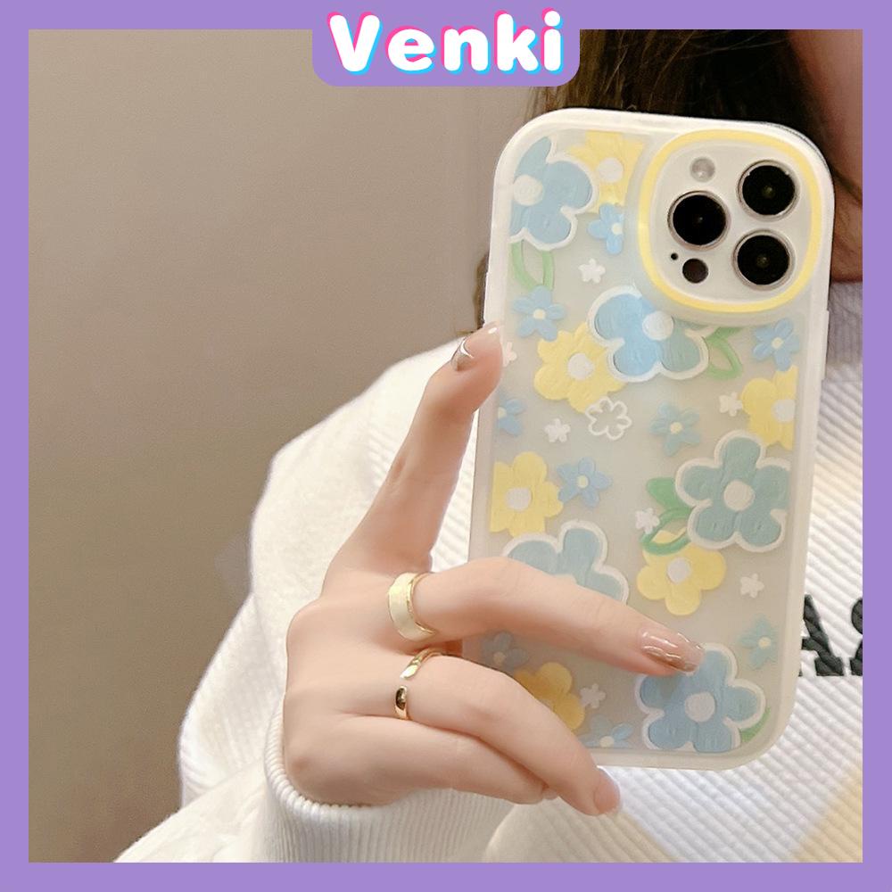 iPhone Case Silicone Soft Case Clear Case TPU Airbag Shockproof Full Coverage Protection Camera Oil Painting Flower For iPhone 13 Pro Max iPhone 12 Pro Max iPhone 11 iPhone 7 Plus