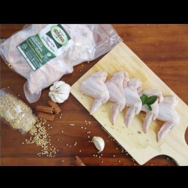 

Sayap Ayam Organik / Sayap Ayam Probiotik / Chicken Wings Organic / Berkah Chicken 800-900Gram