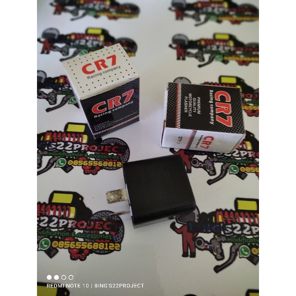 Flasher Sen/Reting CR7 Vario Beat Mio Rx Ninja Cb Universal