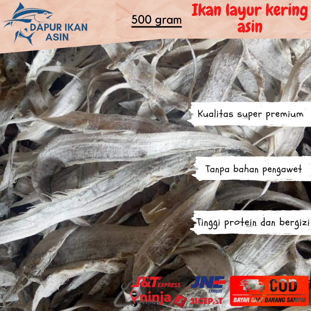 

Ikan Asin Layur Kering Super 500 gr