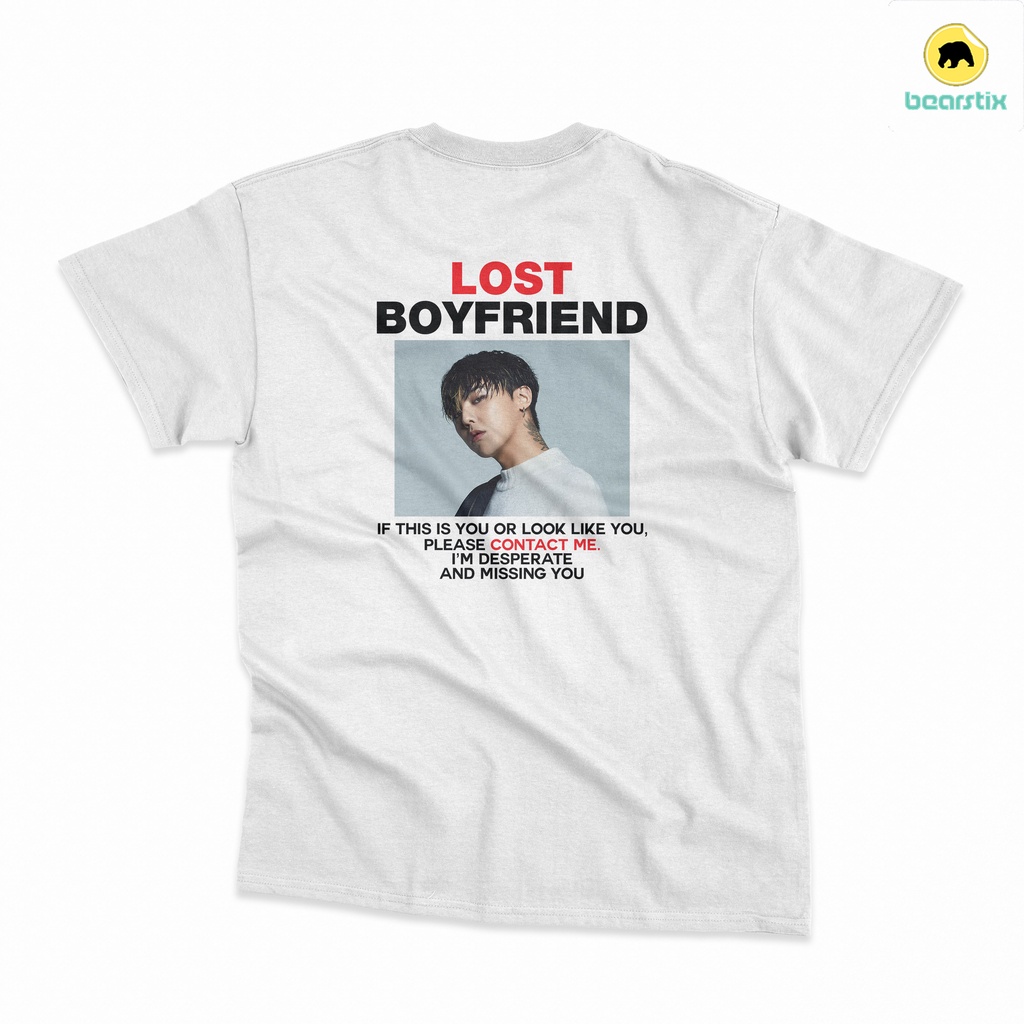 BEARSTIX - T SHIRT LOST BOYFRIEND - KAOS G-DRAGON - BAJU BIG BANG - KAOS G DRAGON - T SHIRT K POP
