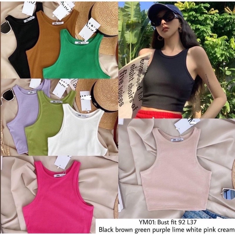Jual Tangtop Zara / Tang Top Zara / Top Zara / Crop Top Zara / Zara