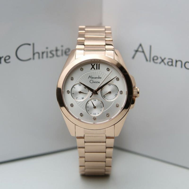 Jam Tangan Alexander Christie Wanita Rosegold ac2899