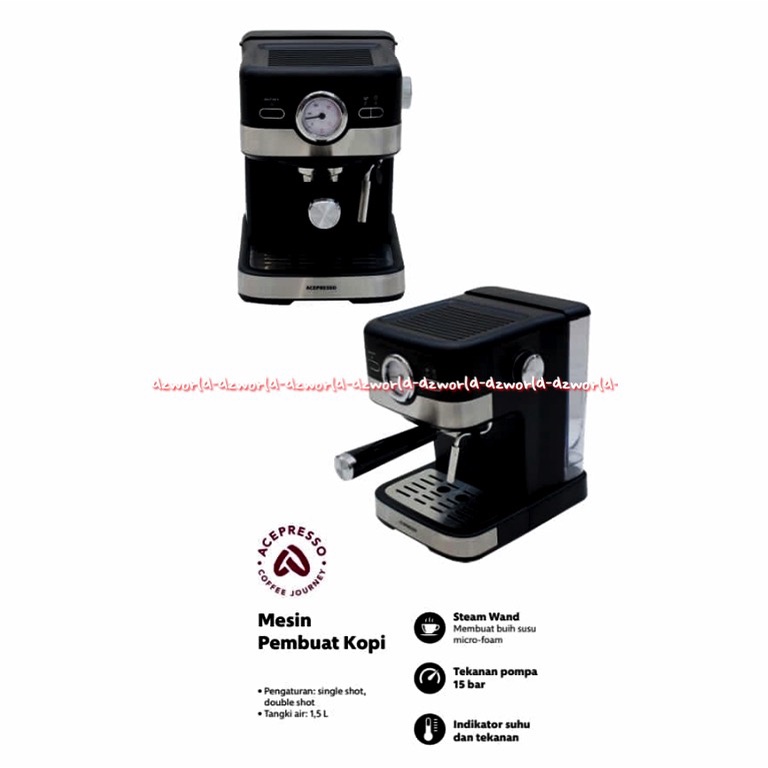 Acepresso Coffee Maker 1.5L Mesin Pembuat Kopi Dengan Indikator Suhu Ace Presso Coffee Maker Indikator suhu
