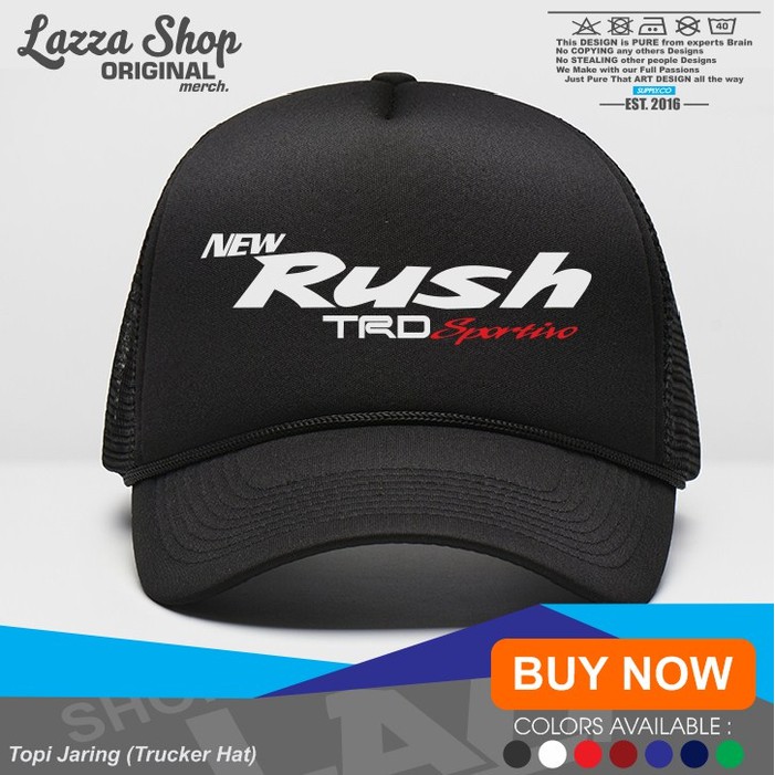 Topi Jaring / Trucker Toyota New Rush TRD sportivo Distro Keren Murah -laksana cloth