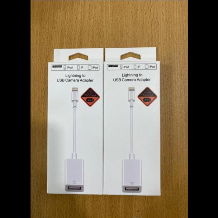 KABEL OTG 1 USB ORIGINAL IPHONE 5, 6, 7 dan 8 cable otg iphone 1